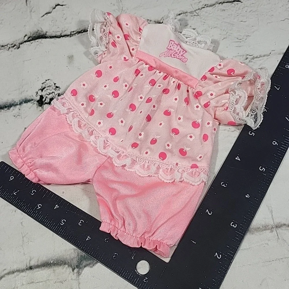 Vintage 1990s Kenner Baby All Gone‎ Doll Pink Cherries Outfit Only